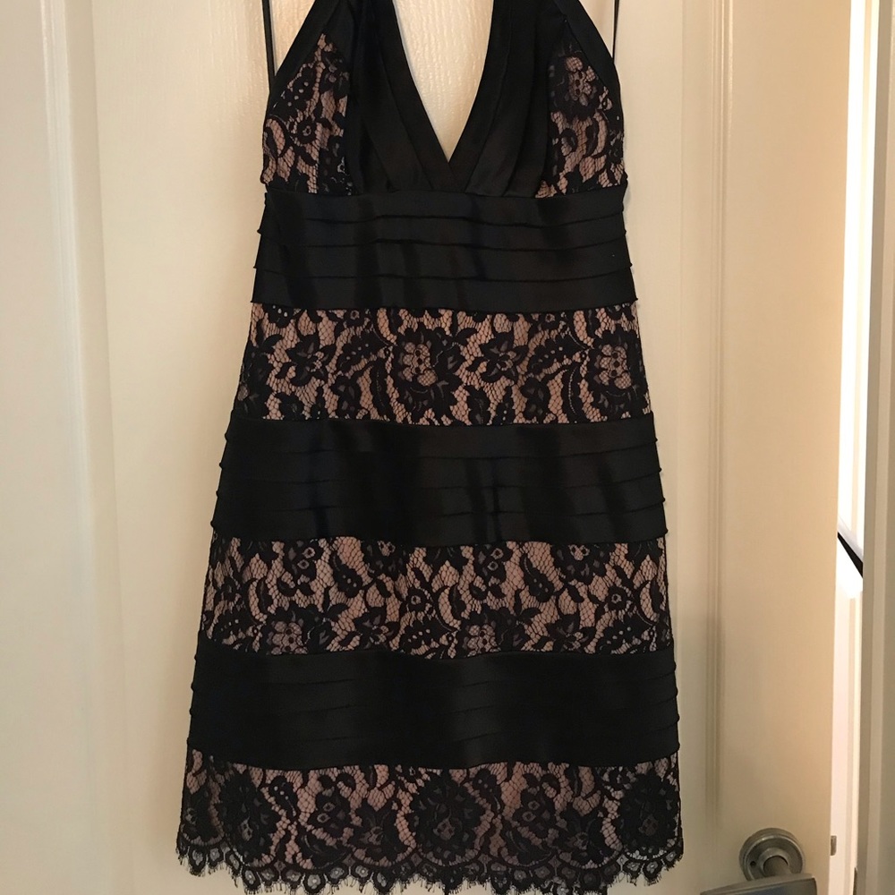 BCBG Black Lace Dress